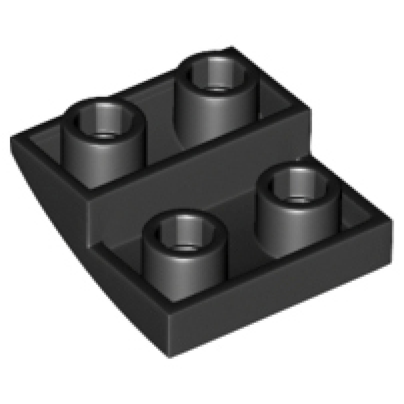 Dakpan, Gebogen 2x2 omgekeerd Black